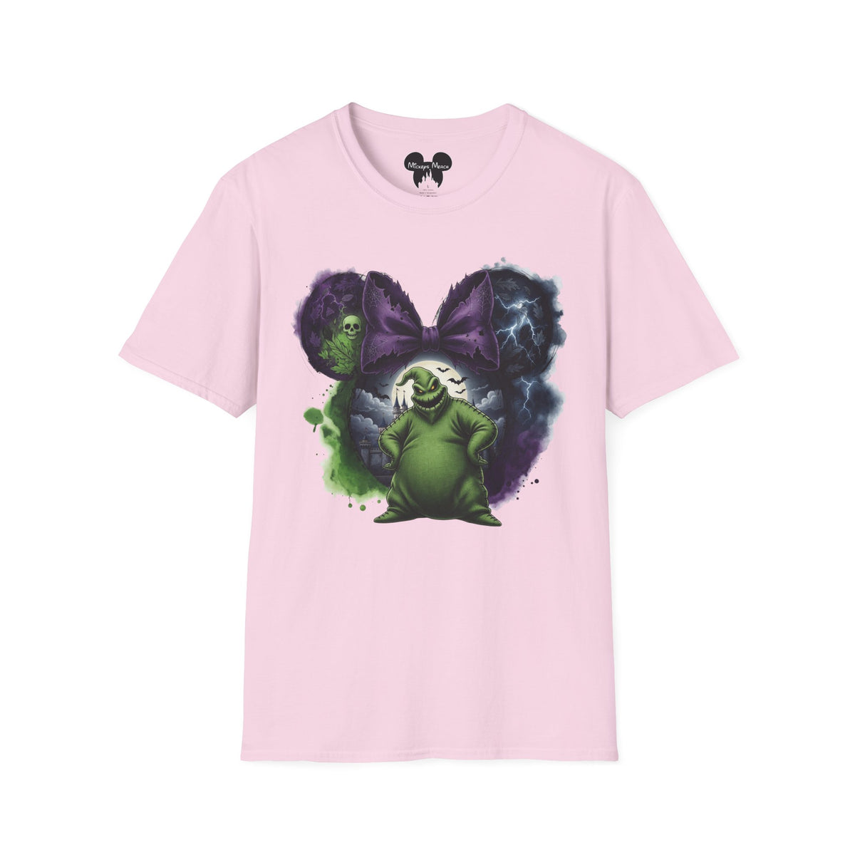 TNBC - Oogie Boogie's Spooky Cobweb Vignette Unisex Graphic Tee