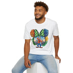 Sensational Six - Goofy's Bright Lime Bow Castle Vignette Unisex Graphic Tee