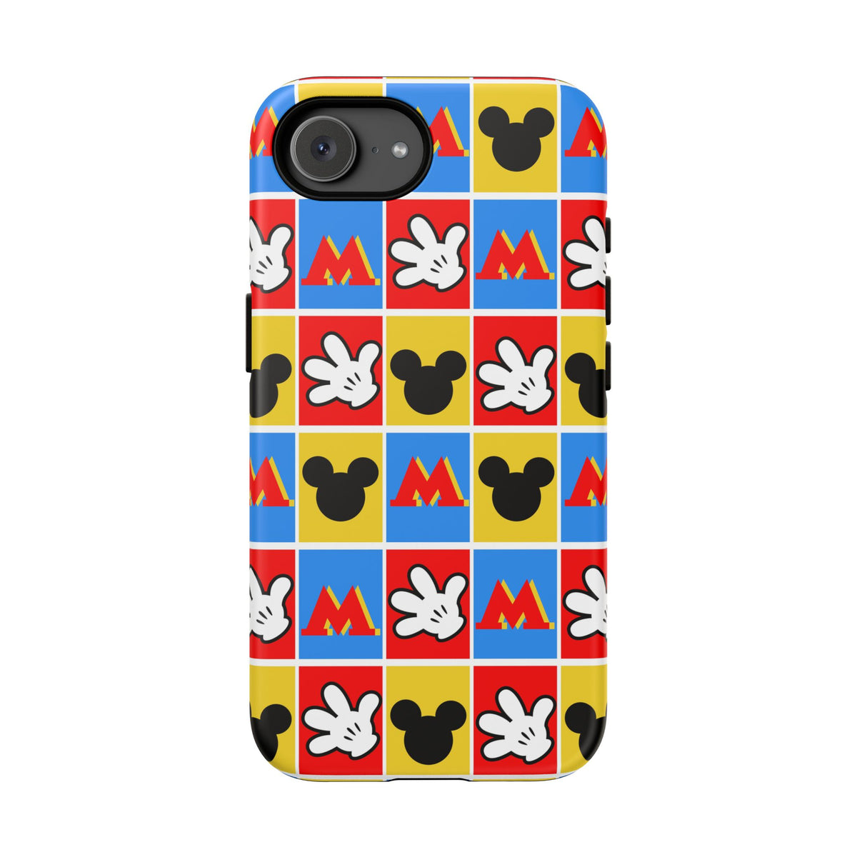 Checkerboard Mickey Hands Resort Ready Cell Phone Tech Case