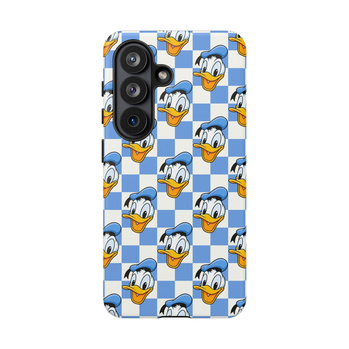 Blue Checkerboard Donald Resort Ready Cell Phone Tech Case