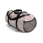 Character Autographs on Pink Travel Duffel Bag