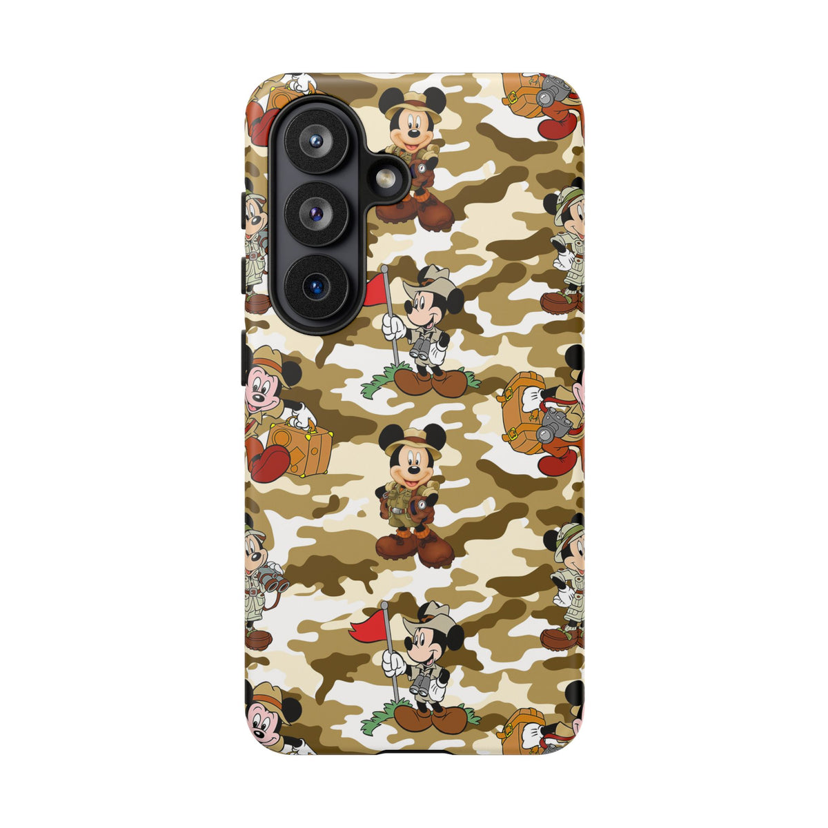 Jungle Camo Mickey Resort Ready Cell Phone Tech Case