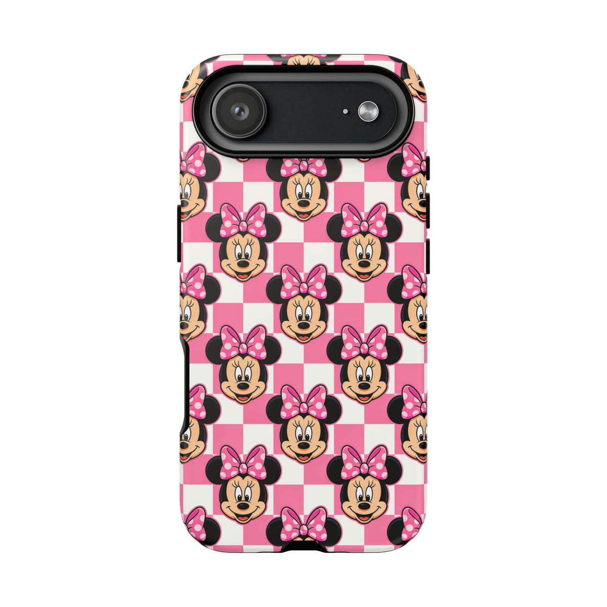 Pink Checkerboard Minnie Resort Ready Cell Phone Tech Case