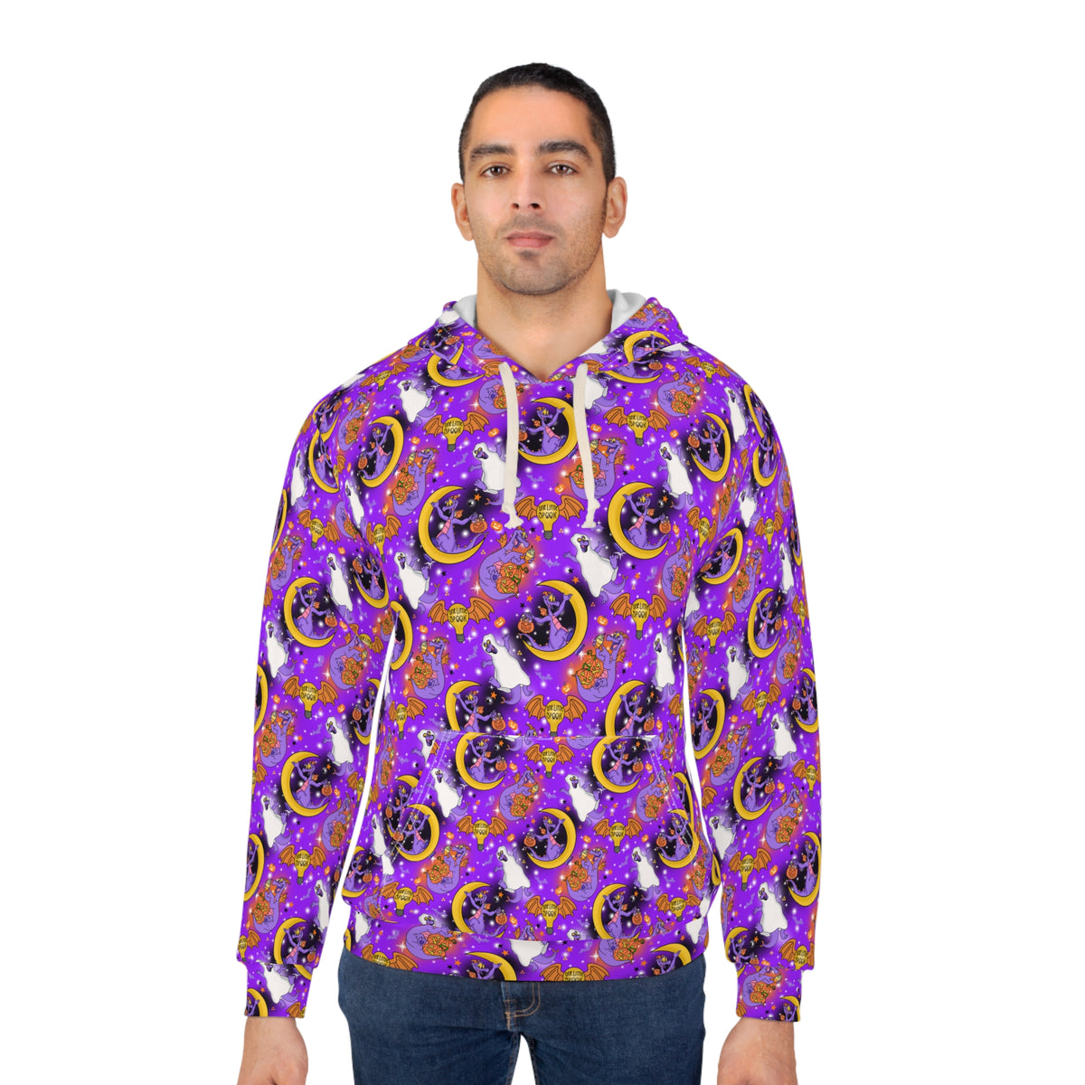 Figment on the Moon Purple Hooded Sweatshirt