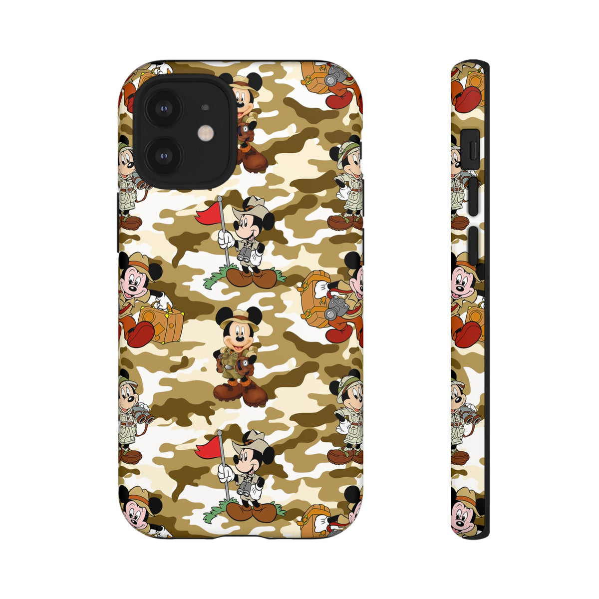 Jungle Camo Mickey Resort Ready Cell Phone Tech Case