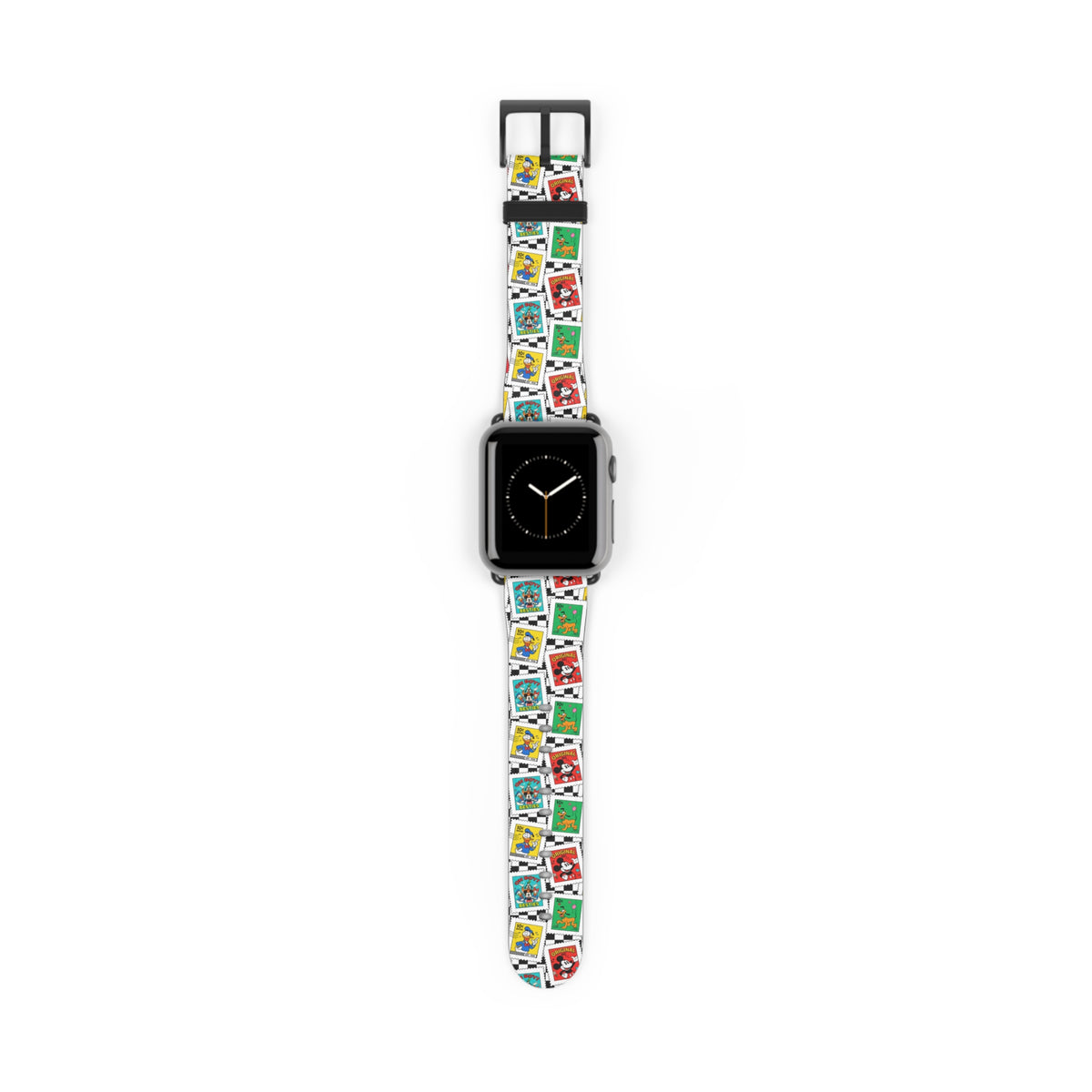 Mickey Stamps Whimsical Watch Band - Apple
