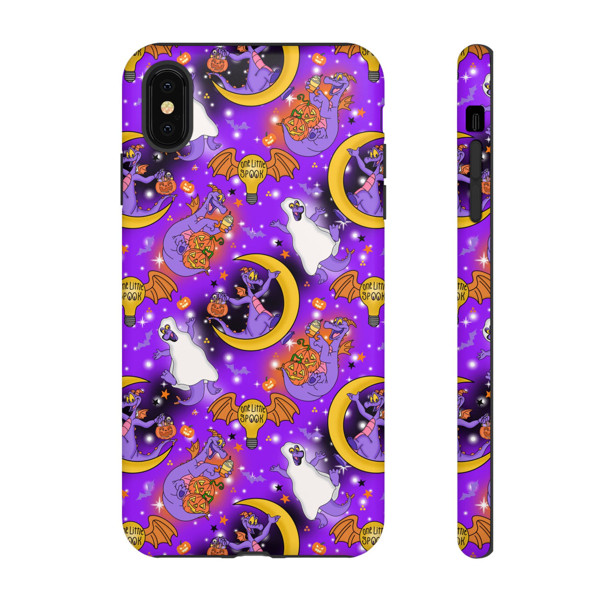 Figment on the Moon Purple Resort Ready Cell Phone Tech Case