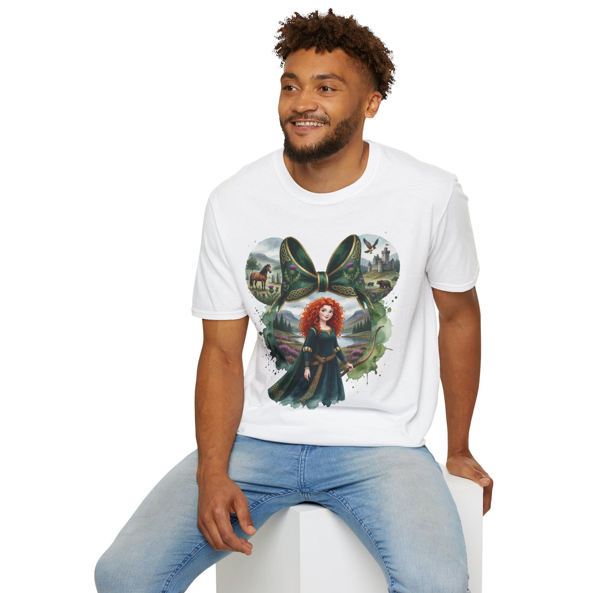 Disney Princess - Merida's Celtic Archer Vignette Unisex Graphic Tee