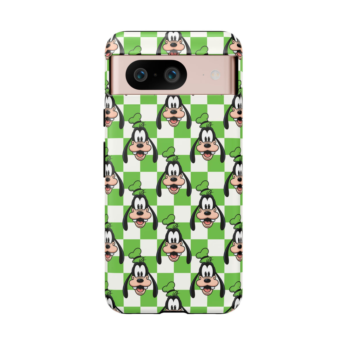 Green Checkerboard Goofy Resort Ready Cell Phone Tech Case