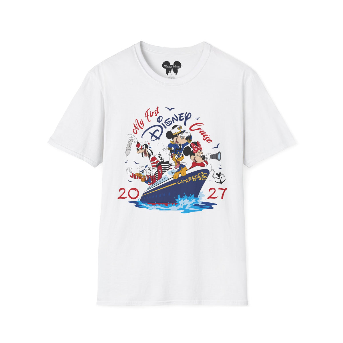 Disney 2027 My First Disney Cruise Unisex Graphic Tee Shirt
