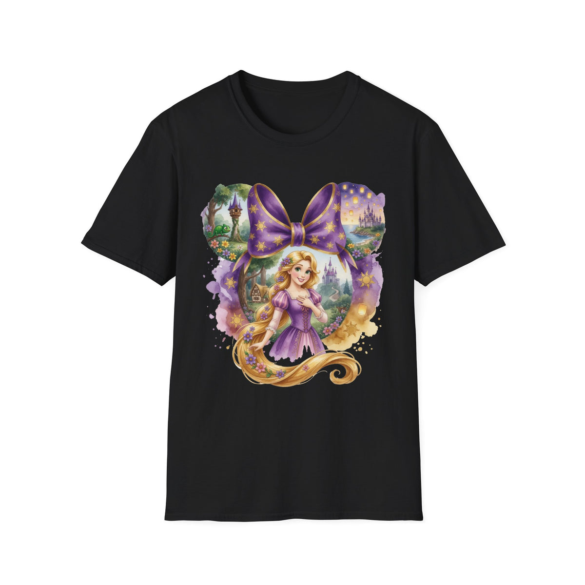 Disney Princess - Rapunzel's Floating Lanterns Vignette Unisex Graphic Tee