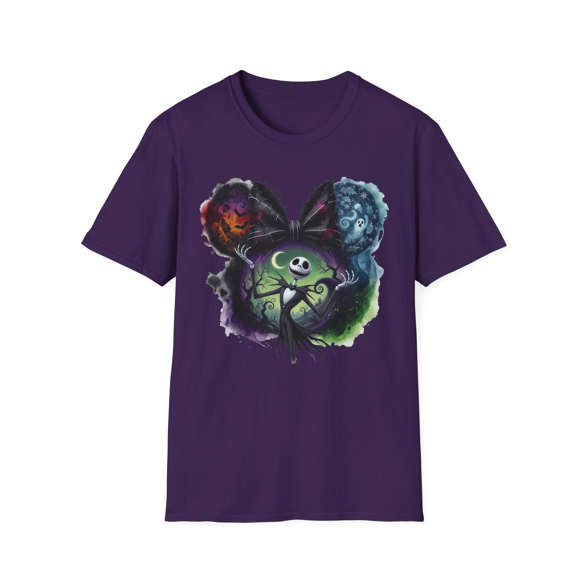 TNBC - Jack Skellington's Pumpkin King Vignette Unisex Graphic Tee