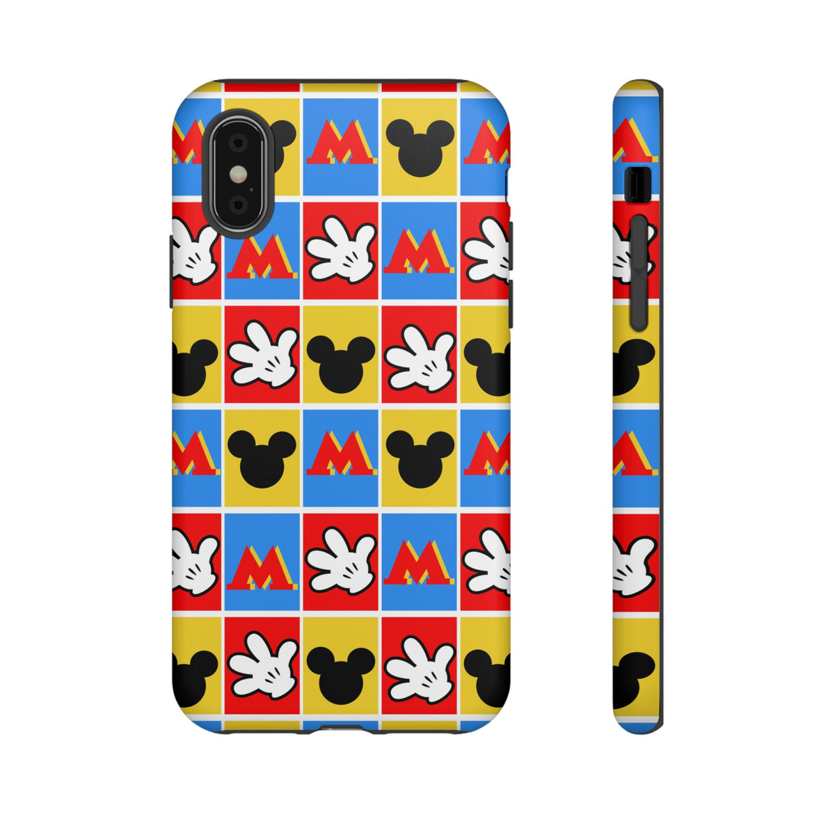 Checkerboard Mickey Hands Resort Ready Cell Phone Tech Case