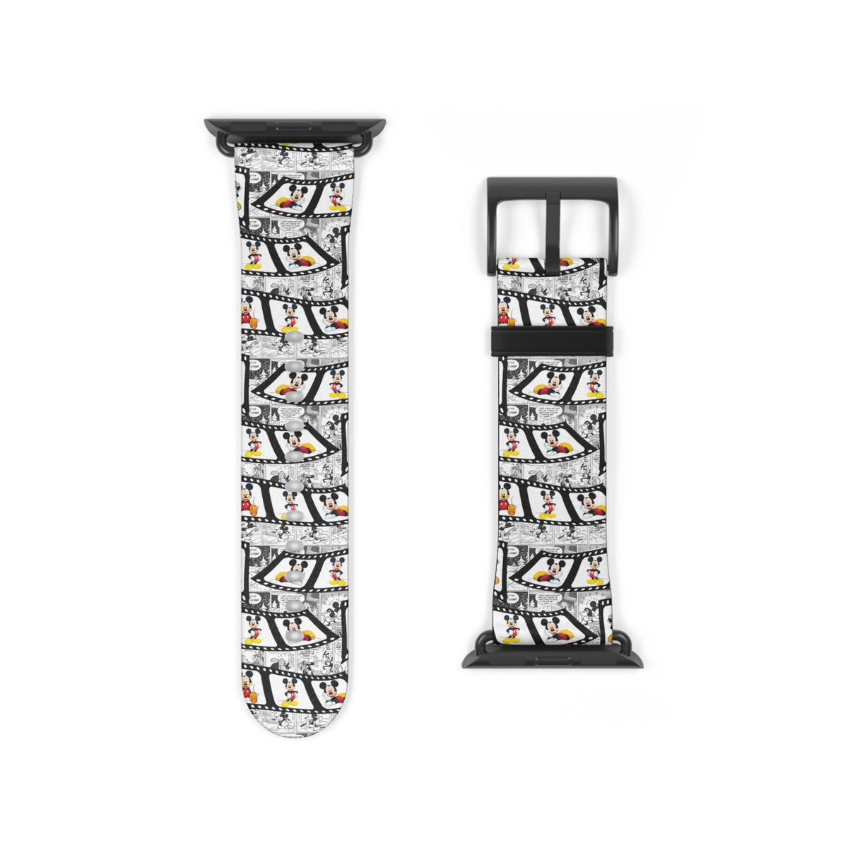 Mickeys Film Strip Whimsical Watch Band - Apple