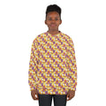 Figment on the Moon Yellow Unisex Crewneck Sweatshirt