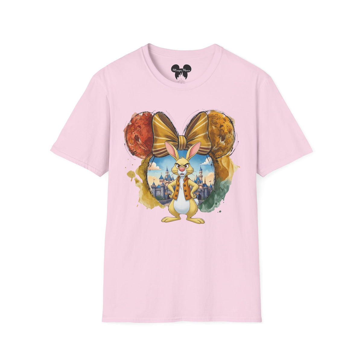 Winnie the Pooh - Rabbit's Gold Bow Vignette Unisex Graphic Tee