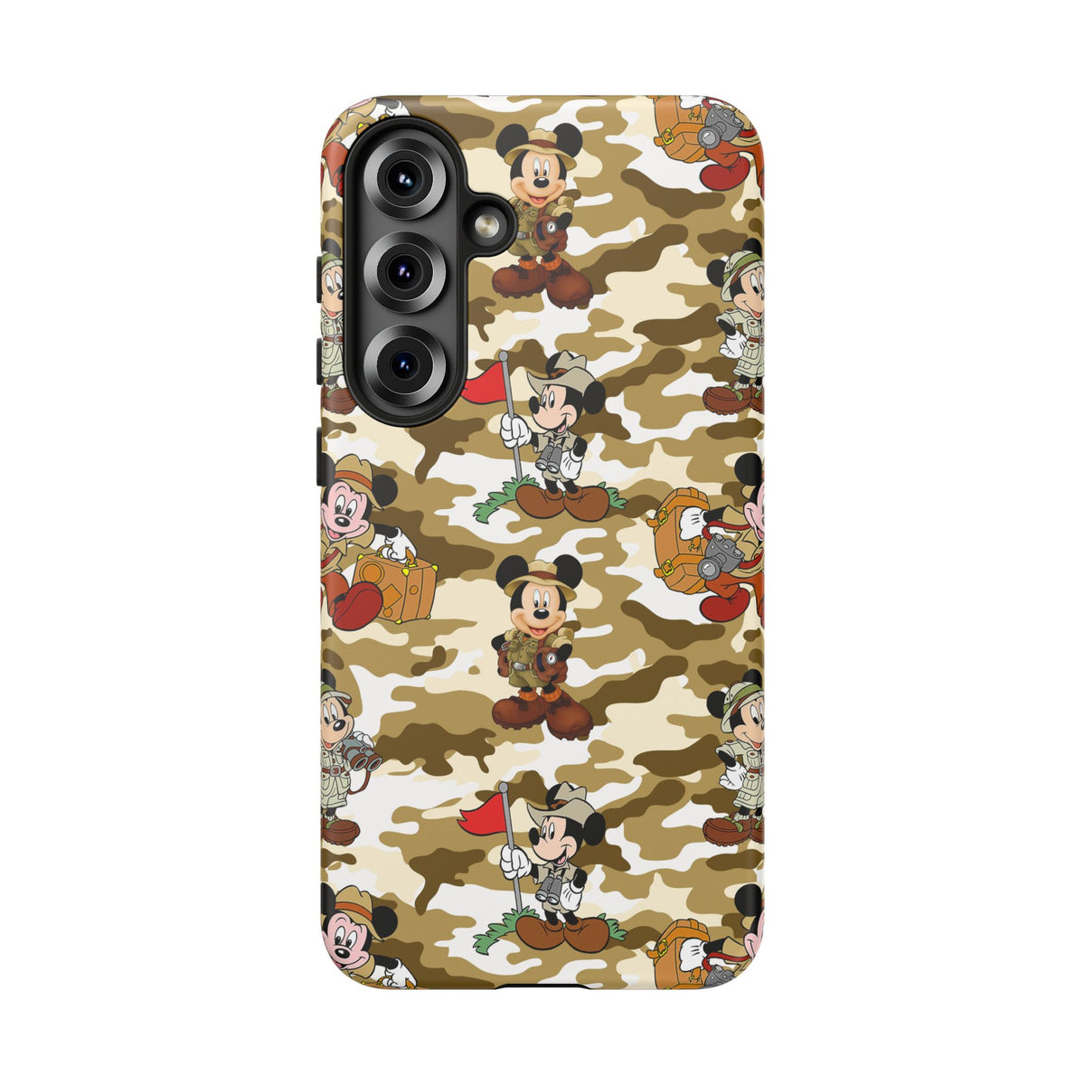 Jungle Camo Mickey Resort Ready Cell Phone Tech Case