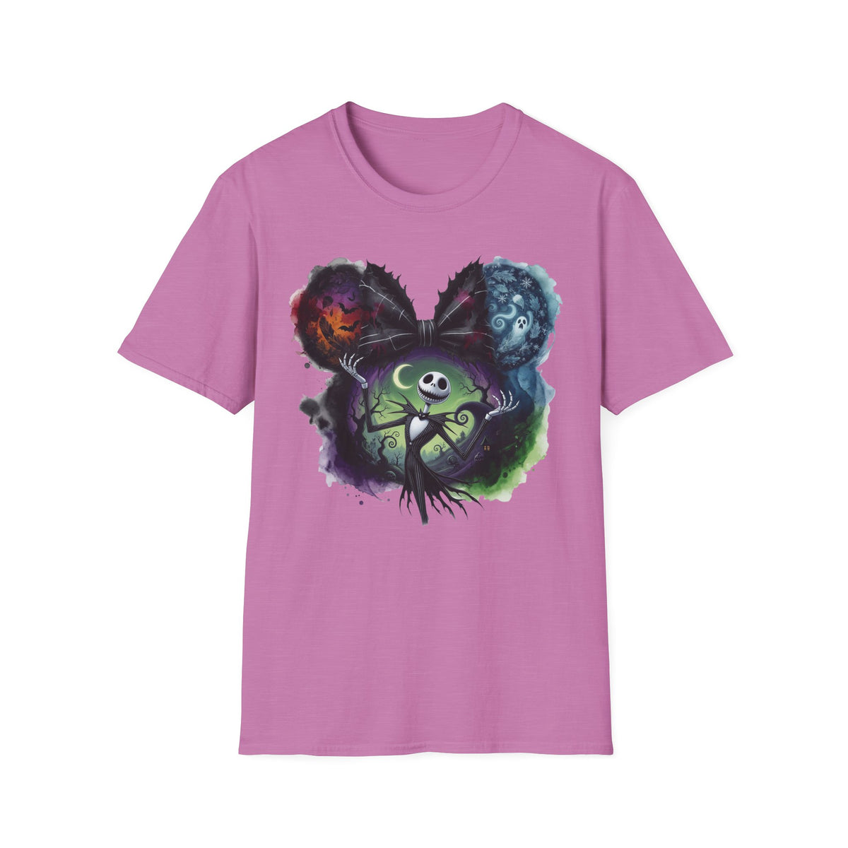 TNBC - Jack Skellington's Pumpkin King Vignette Unisex Graphic Tee