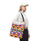 Checkerboard Mickey Hands Tote Bag