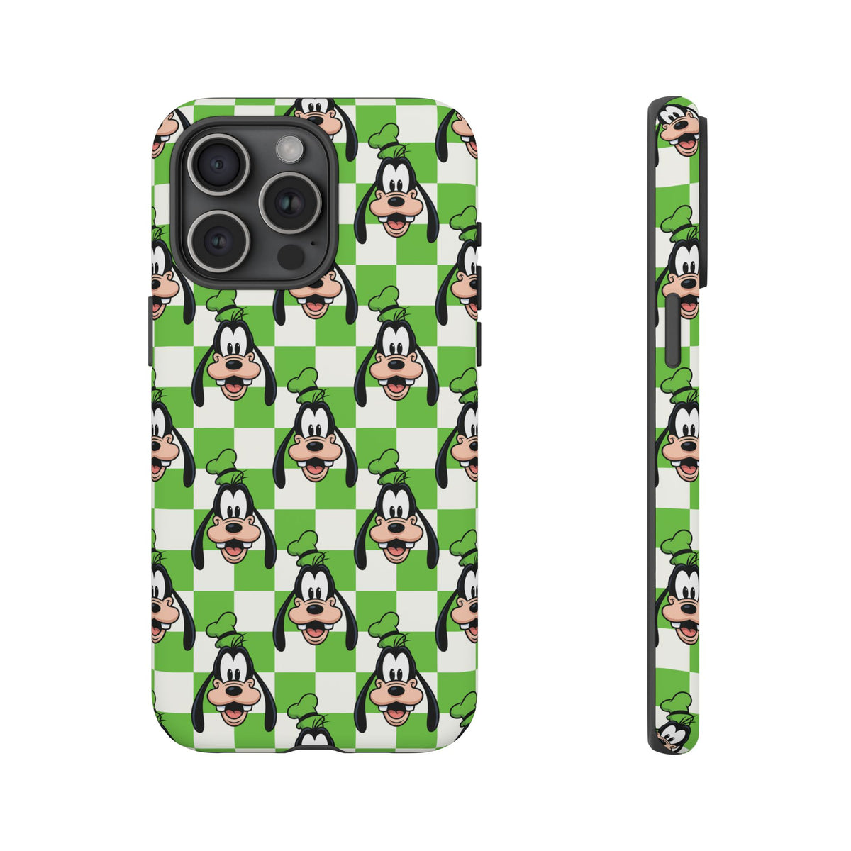 Green Checkerboard Goofy Resort Ready Cell Phone Tech Case