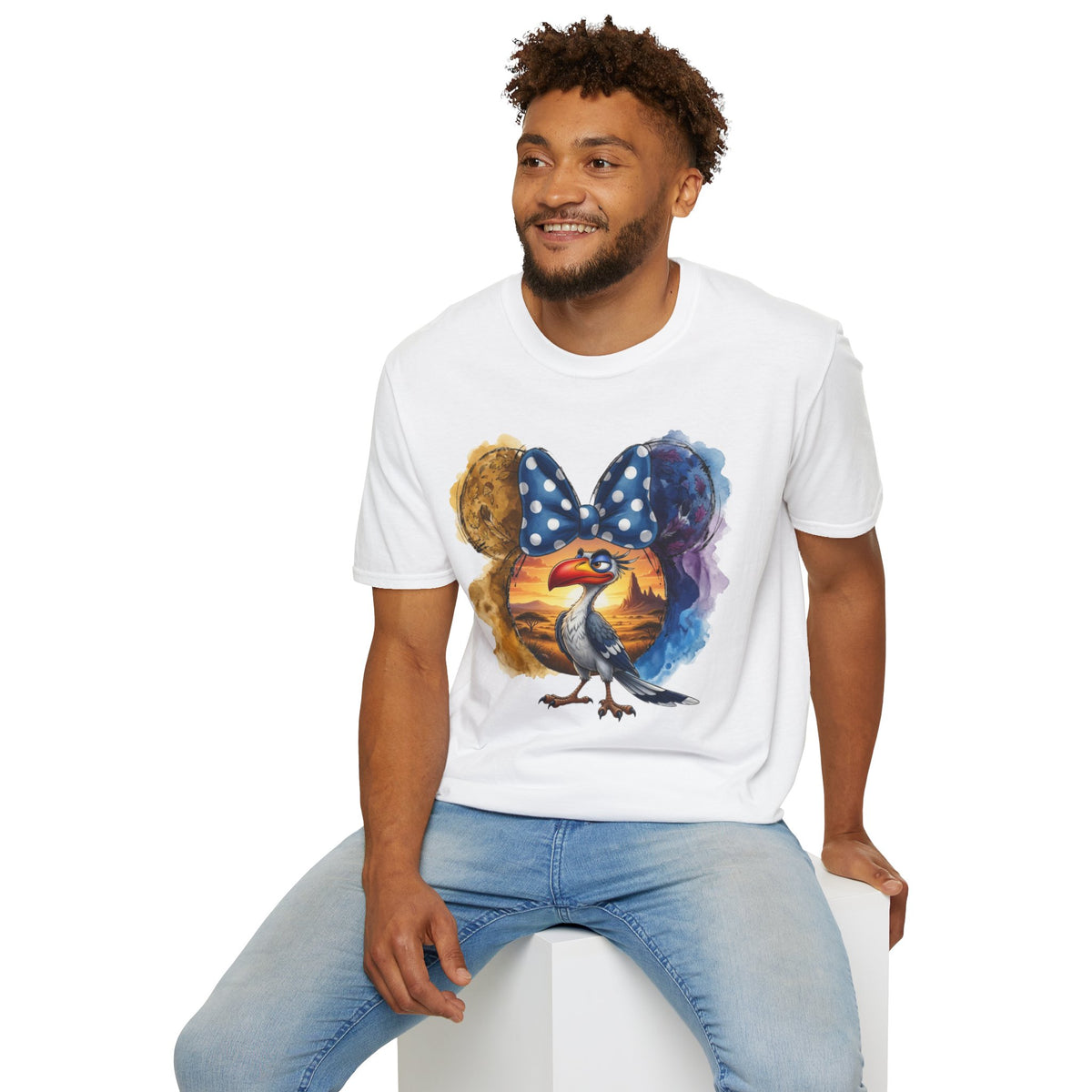 Lion King - Zazu's Pride Lands Vignette Unisex Graphic Tee