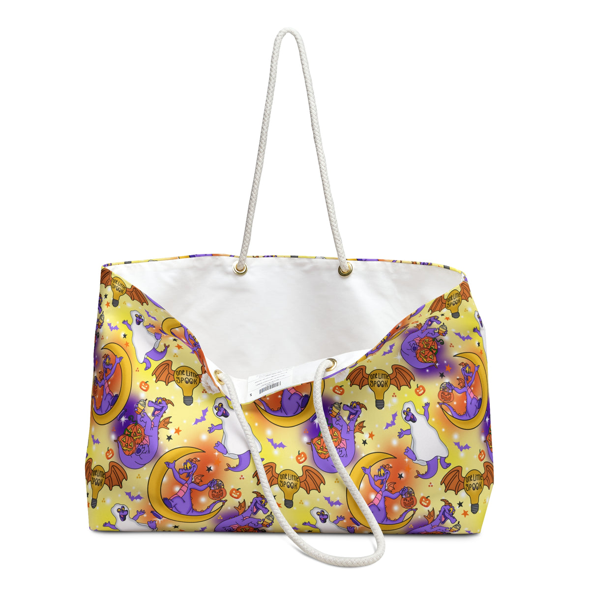 Figment on the Moon Yellow Weekender Bag