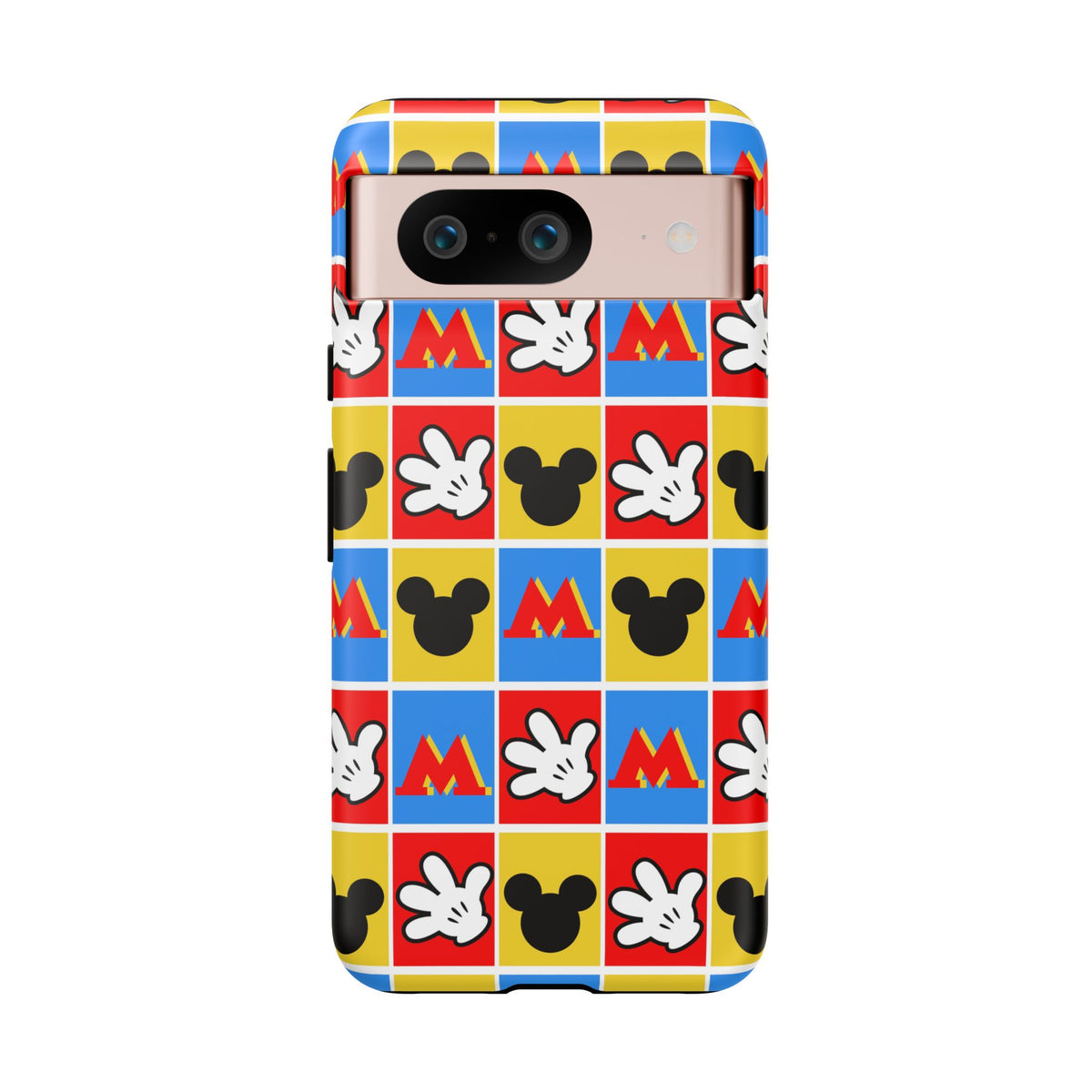 Checkerboard Mickey Hands Resort Ready Cell Phone Tech Case