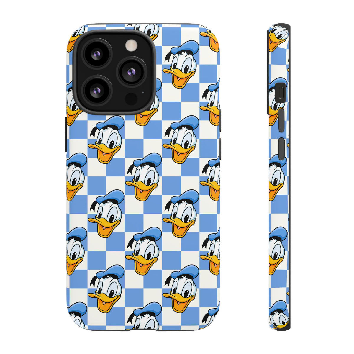 Blue Checkerboard Donald Resort Ready Cell Phone Tech Case