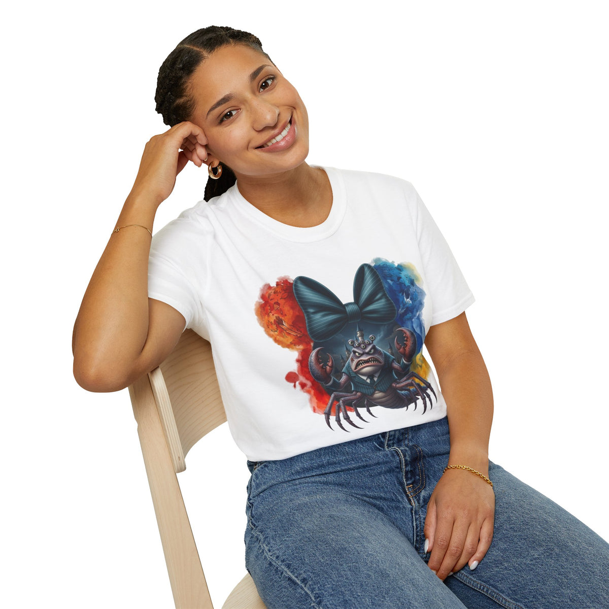 Monsters Inc - Mr. Waternoose's Pinstripe Scare Vignette Unisex Graphic Tee
