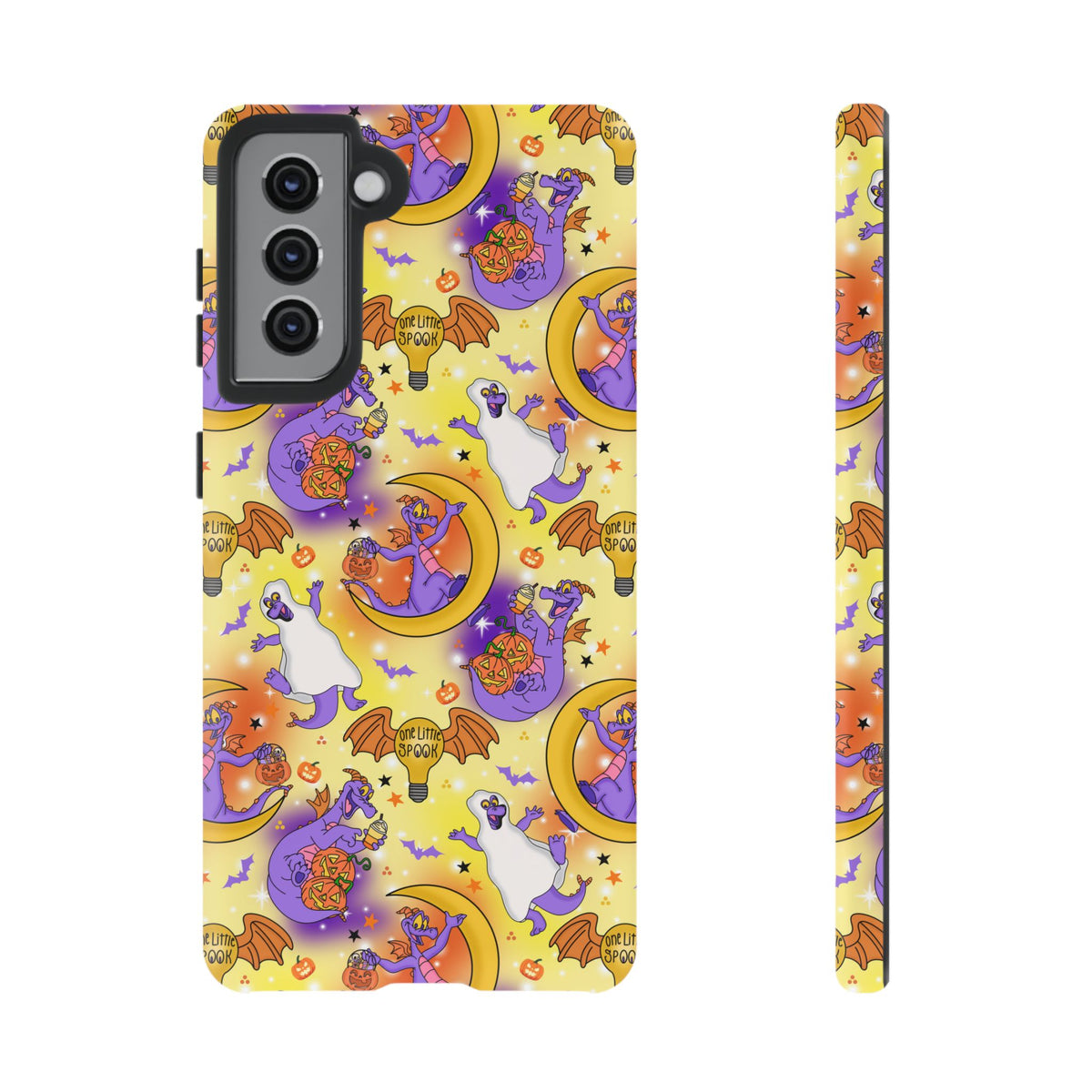 Figment on the Moon Yellow Resort Ready Cell Phone Tech Case