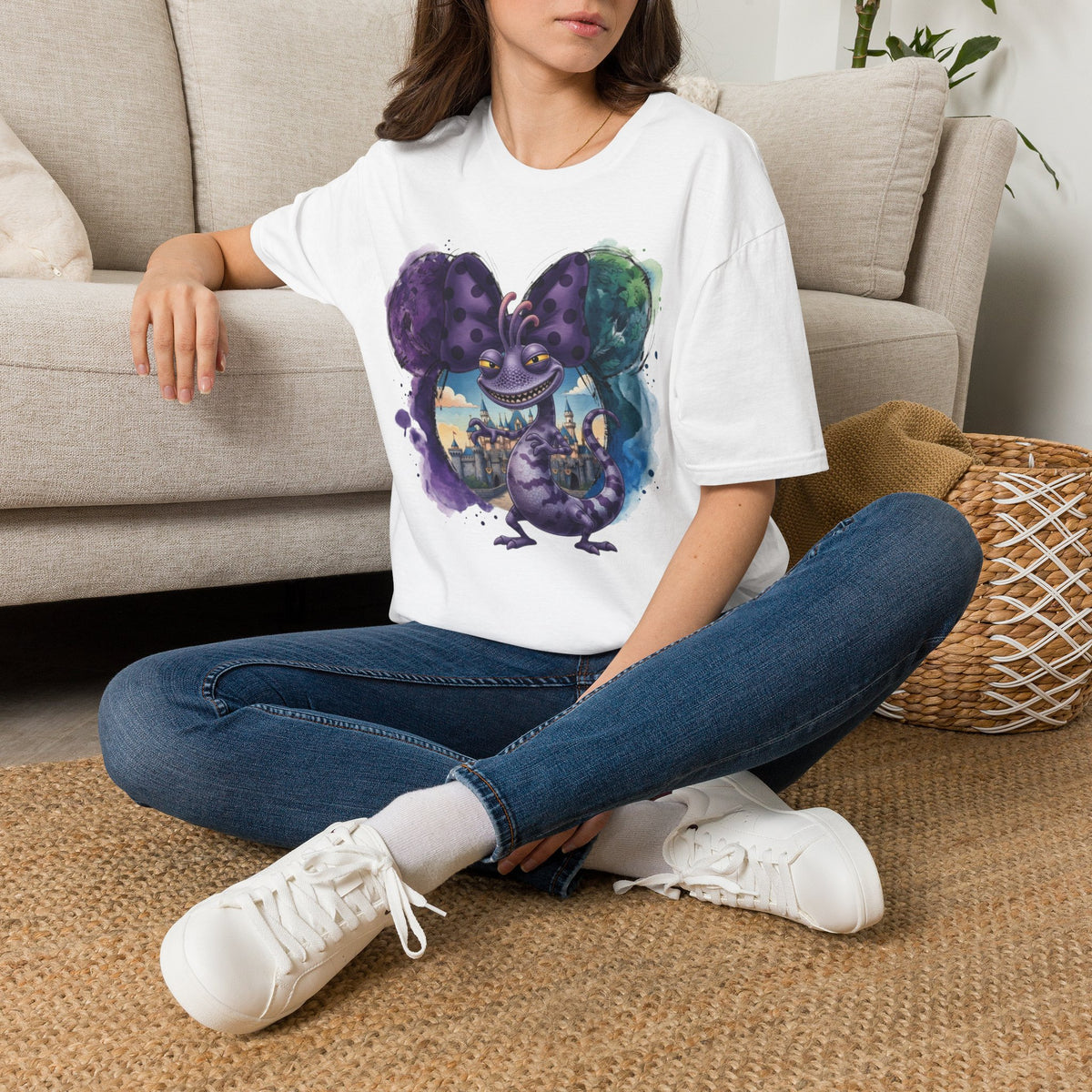 Monsters Inc - Randall's Camouflage Vignette Unisex Graphic Tee