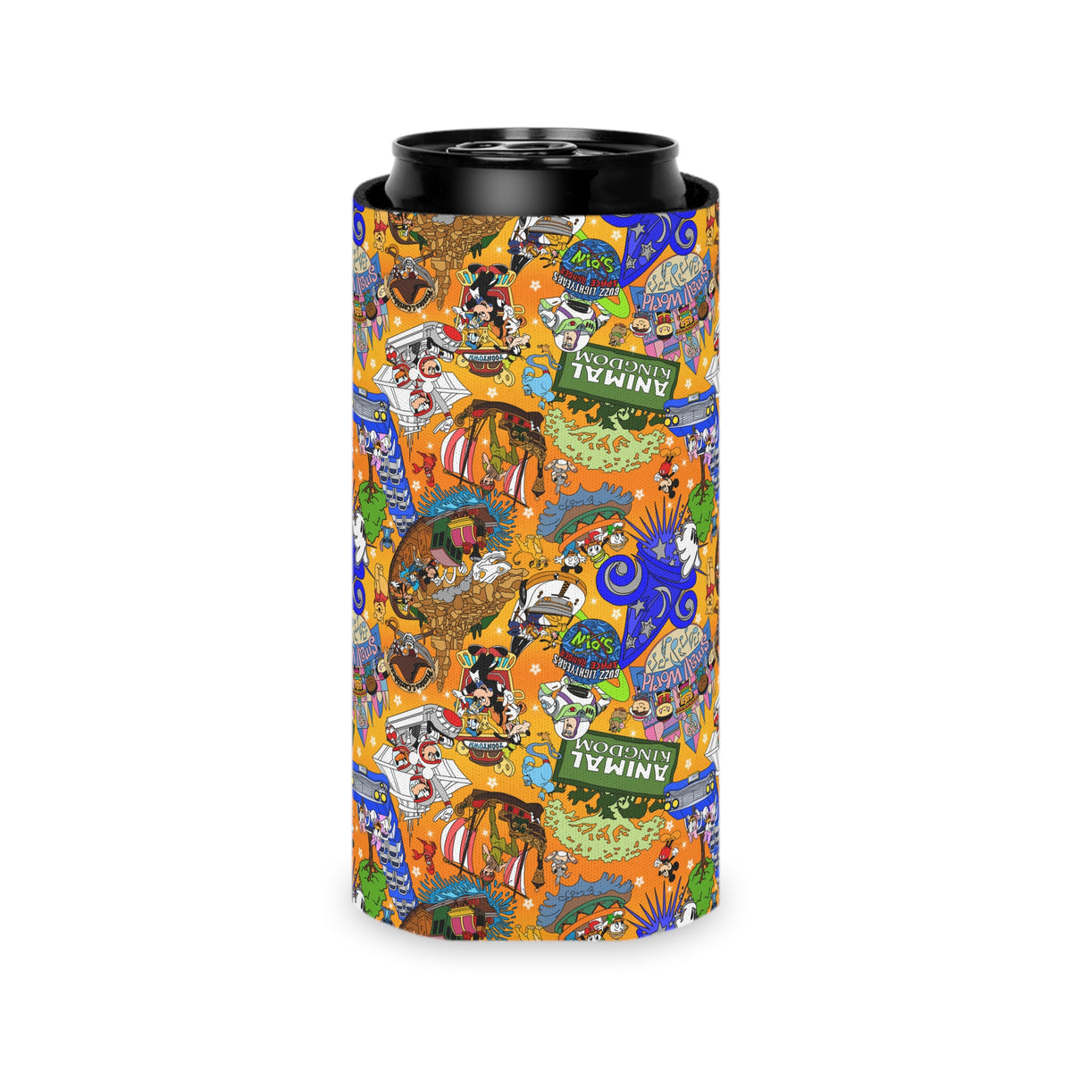 Four Parks Ride Collage Can Cooler Drink Koozie