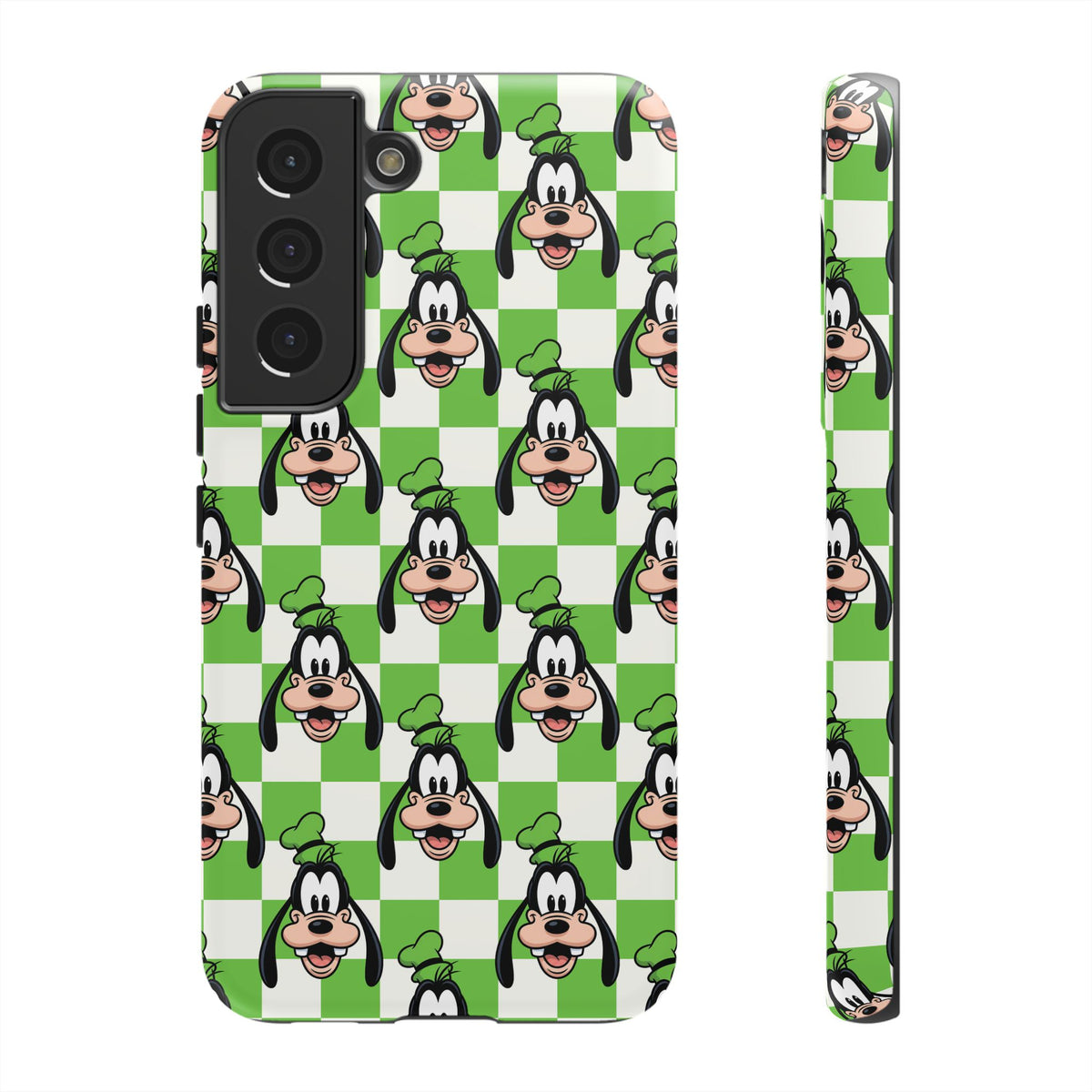 Green Checkerboard Goofy Resort Ready Cell Phone Tech Case