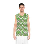 Green Checkerboard Goofy Park Performance Tank Top