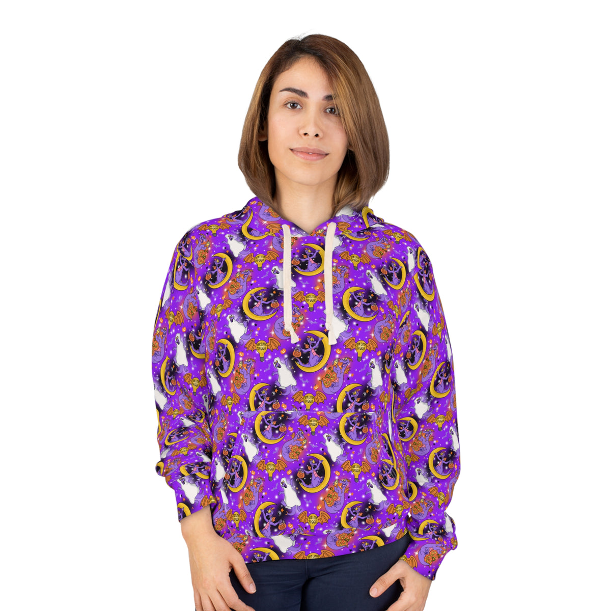 Figment on the Moon Purple Hooded Sweatshirt