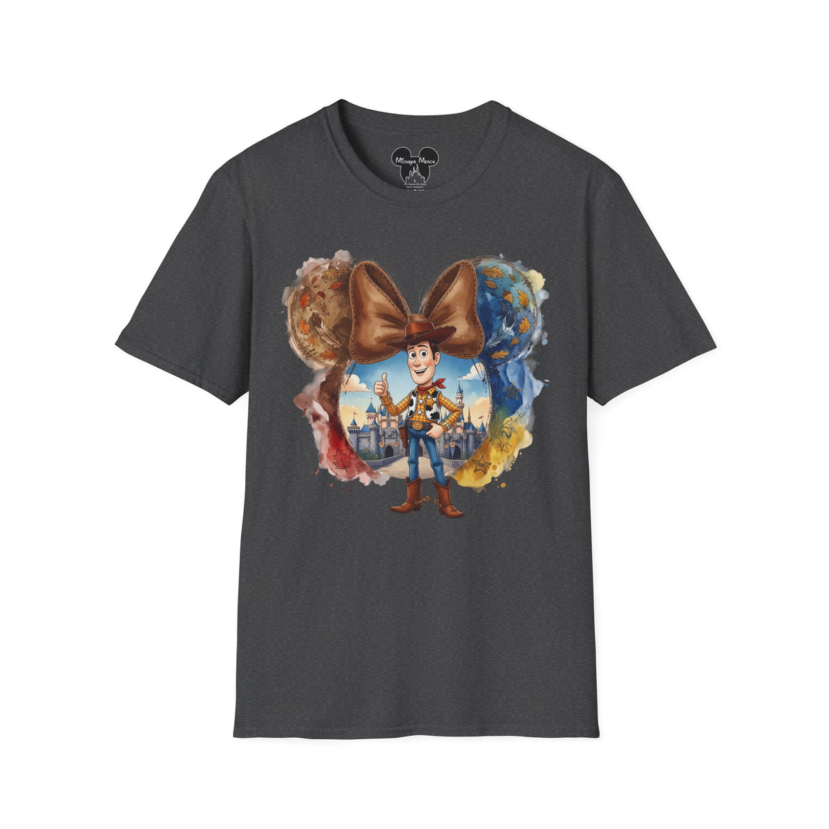 Toy Story - Woody's Cowboy Kingdom Vignette Unisex Graphic Tee