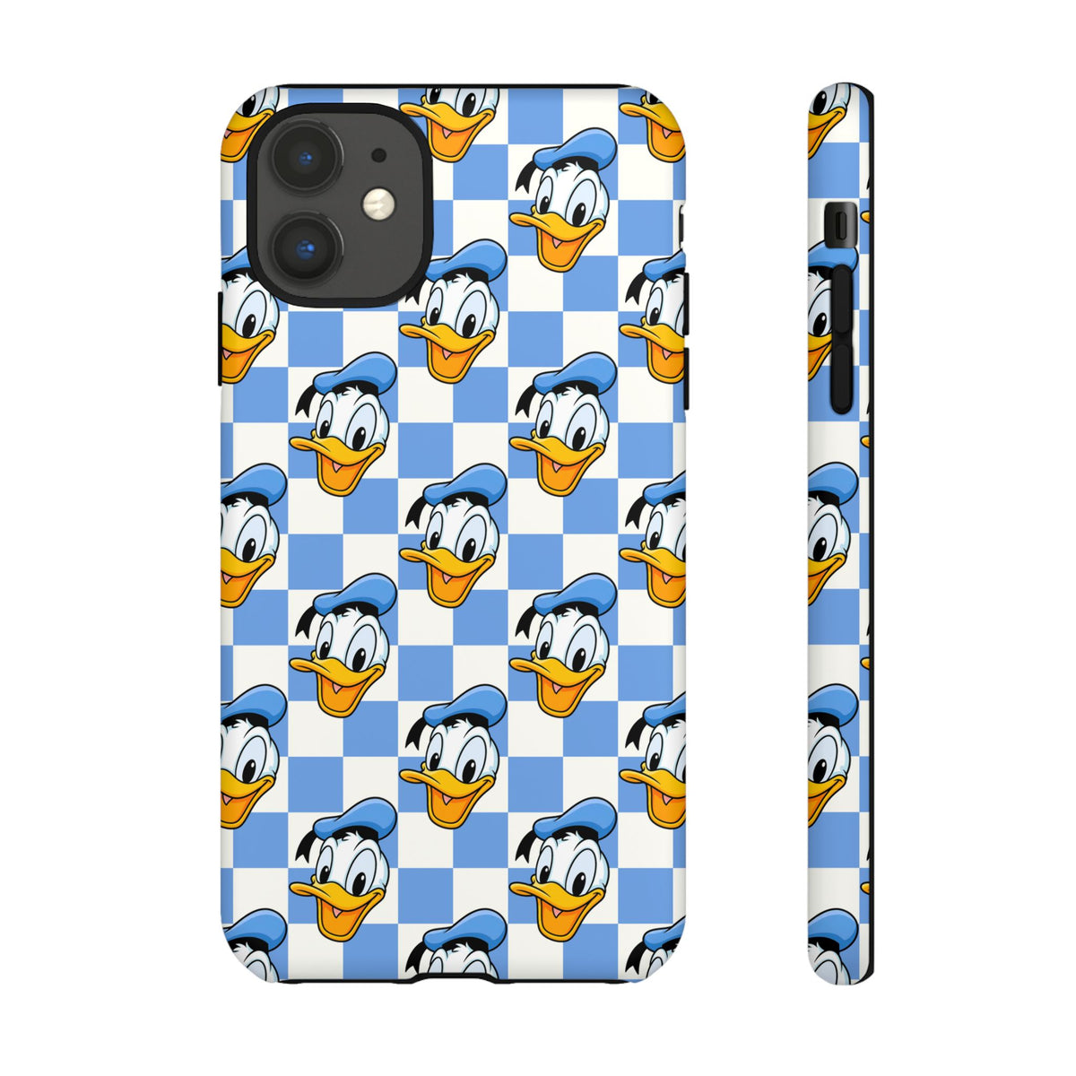 Blue Checkerboard Donald Resort Ready Cell Phone Tech Case