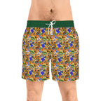 Four Parks Ride Collage Swim Trunks