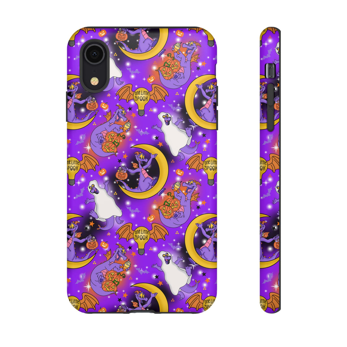 Figment on the Moon Purple Resort Ready Cell Phone Tech Case