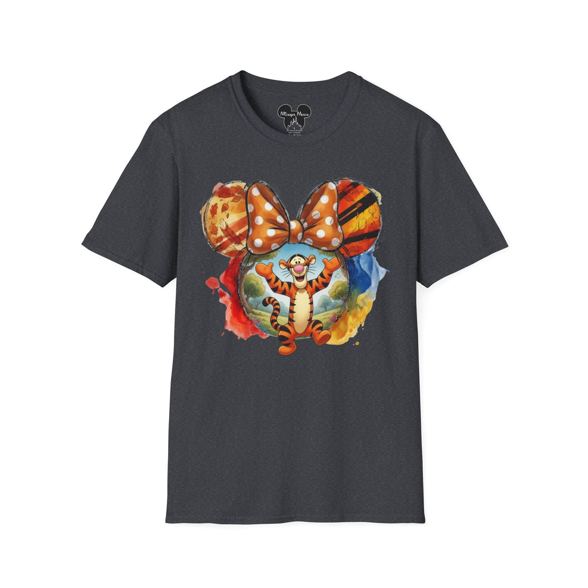 Winnie the Pooh - Tigger's Bouncy Autumn Vignette Unisex Graphic Tee
