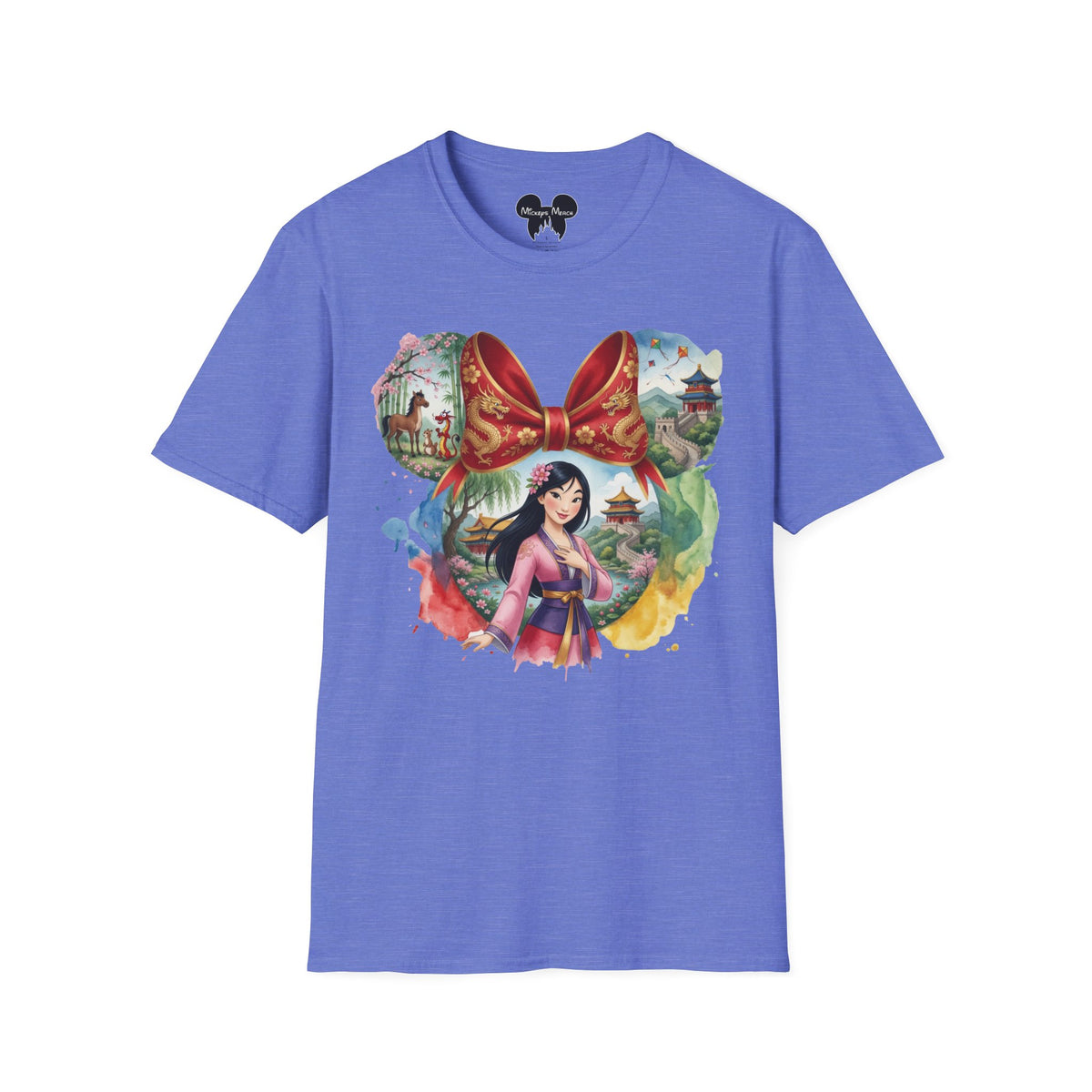 Disney Princess - Mulan's Imperial Blossom Vignette Unisex Graphic Tee