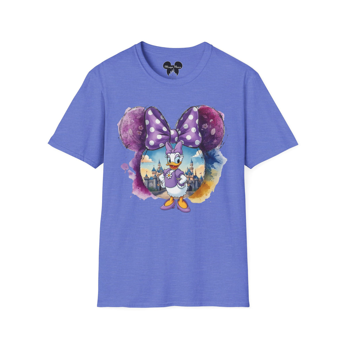 Sensational Six - Daisy's Purple Polka Dot Castle Vignette Unisex Graphic Tee