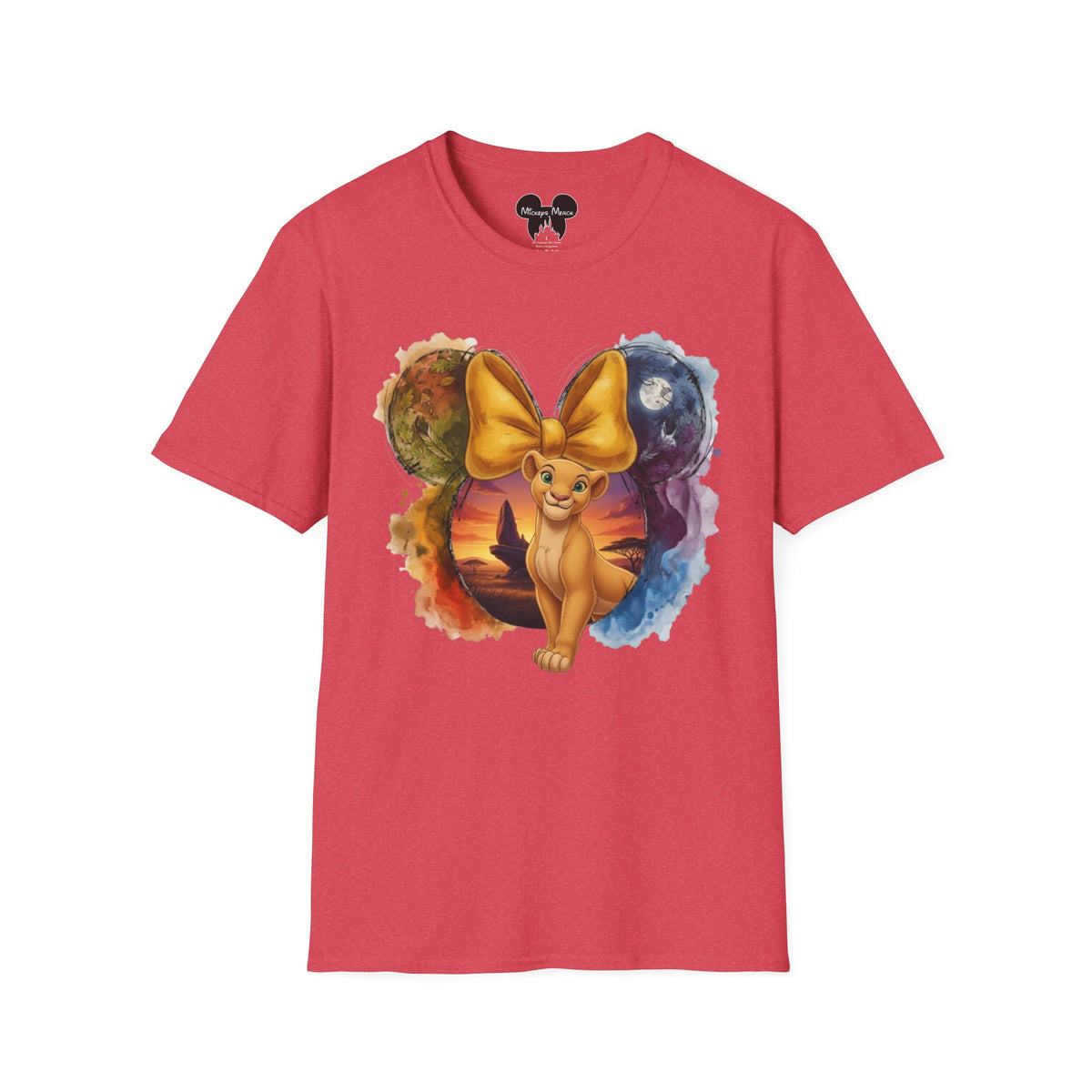 Lion King - Nala's Gold Sunset Vignette Unisex Graphic Tee