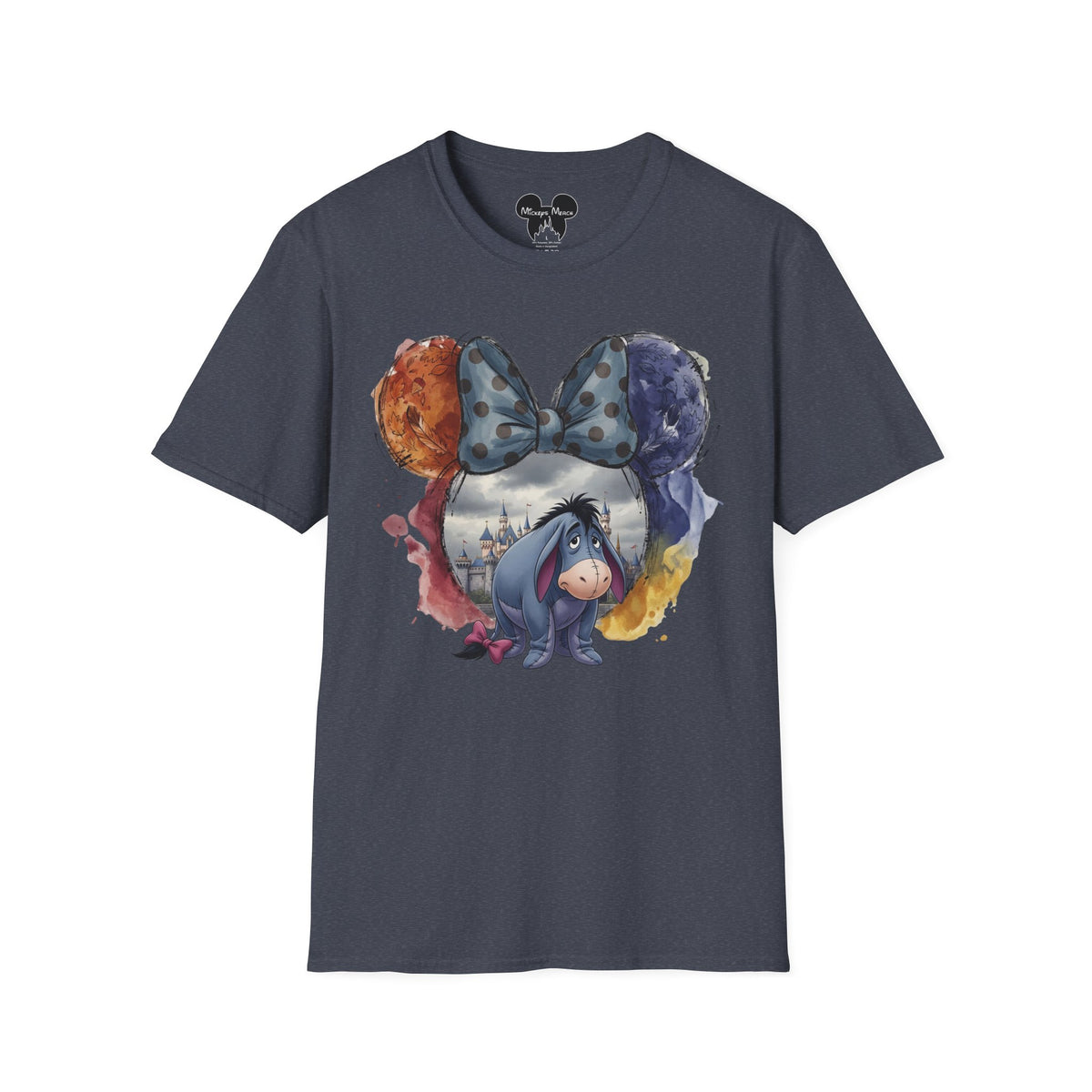 Winnie the Pooh - Eeyore's Polka Dot Bow Vignette Unisex Graphic Tee