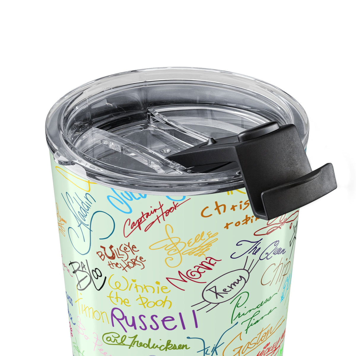 Character Autographs on Green 20oz Tumbler