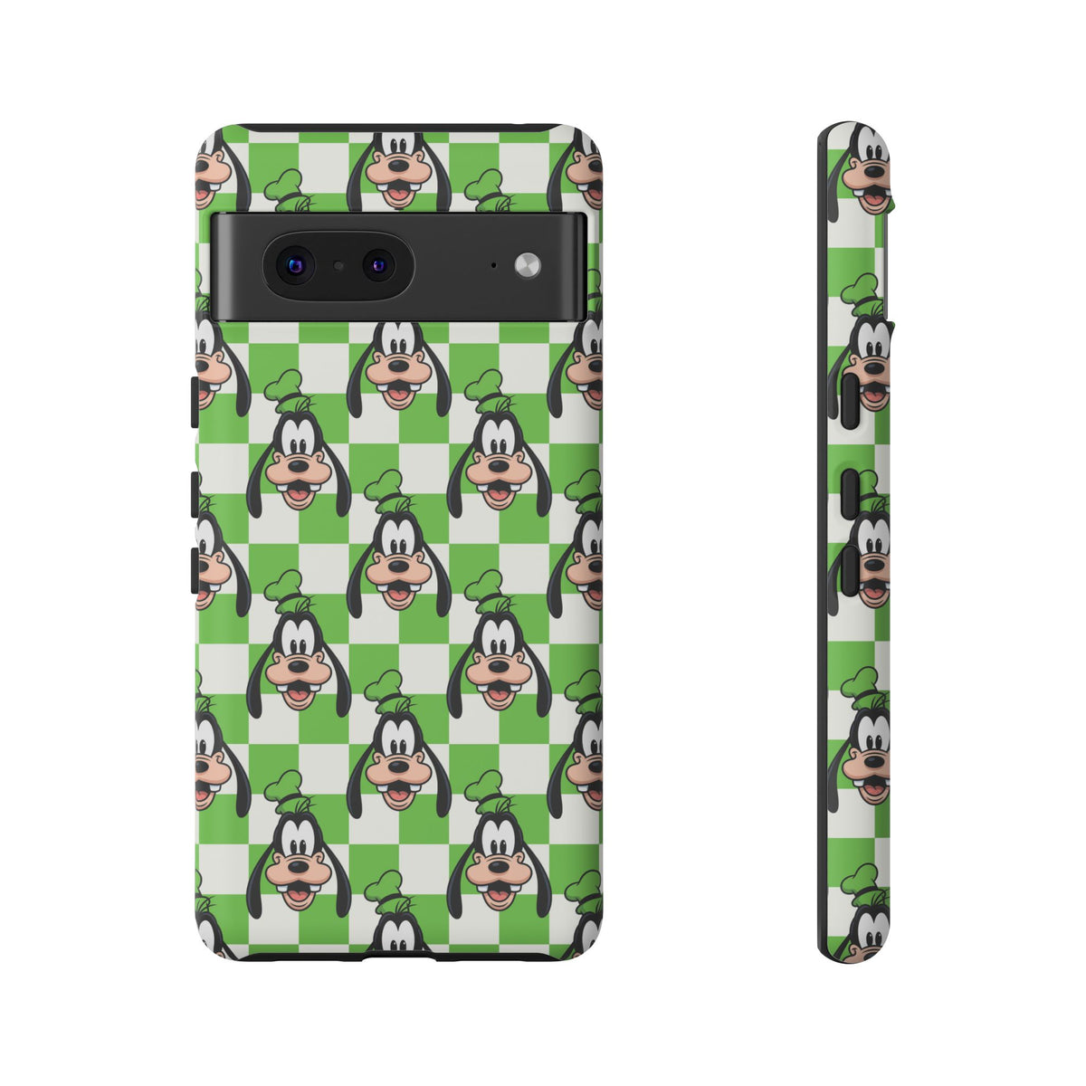 Green Checkerboard Goofy Resort Ready Cell Phone Tech Case