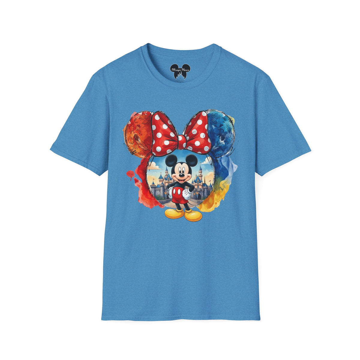 Sensational Six - Mickey's Kingdom of Dreams Watercolor Vignette Unisex Graphic Tee