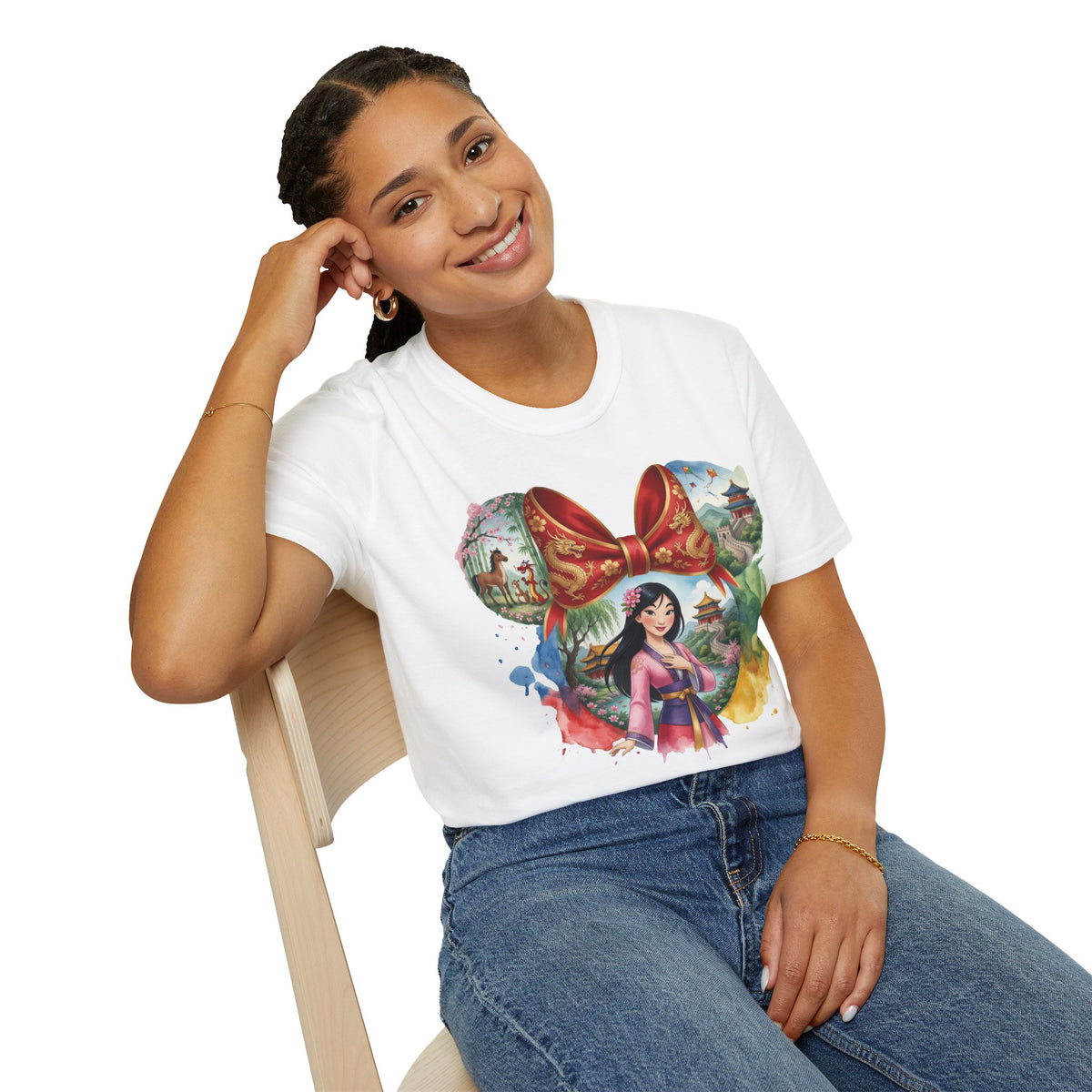 Disney Princess - Mulan's Imperial Blossom Vignette Unisex Graphic Tee
