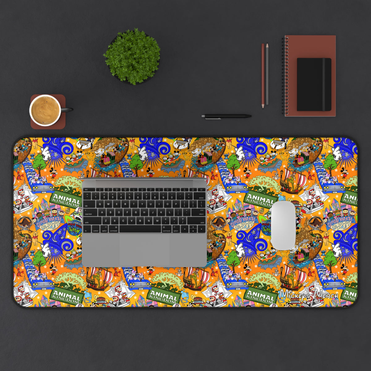 Four Parks Ride Collage Stateroom Desk Mat
