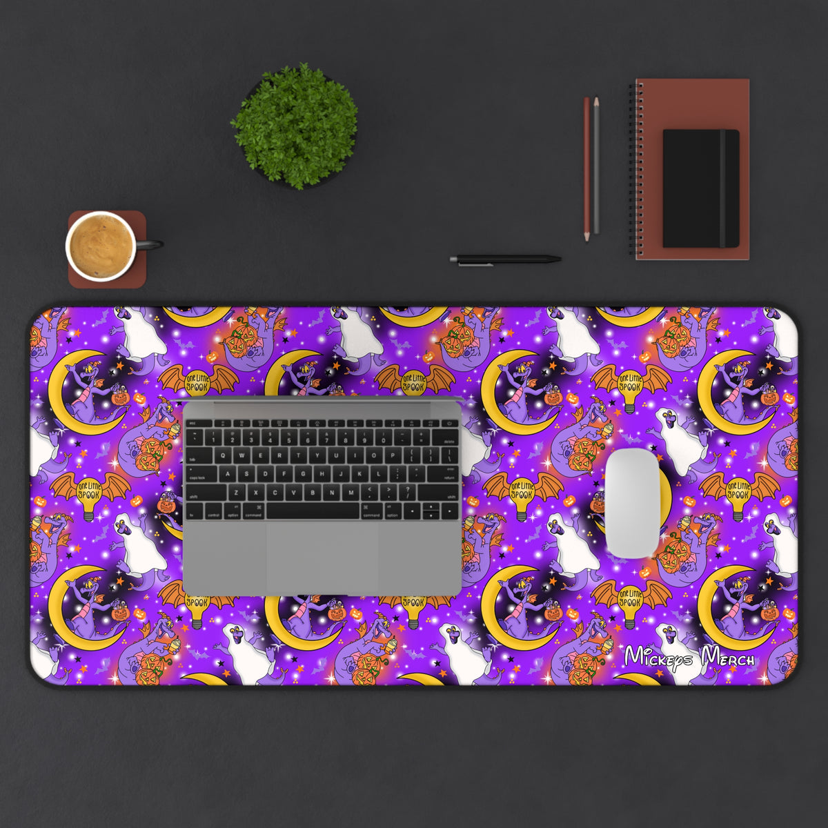 Figment on the Moon Purple Stateroom Desk Mat